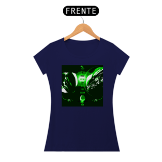 Nome do produto Camisetas Feminina Babylook Long - Filmes de Terror - Alien (Alien, o Oitavo Passageiro) - Ripley x Xenomorph