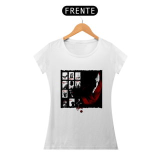 Nome do produto Camisetas Feminina Babylook Long - Filmes de Terror - Saw (Jogos Mortais) - John Kramer, Jigsaw