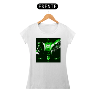 Nome do produto Camisetas Feminina Babylook Long - Filmes de Terror - Alien (Alien, o Oitavo Passageiro) - Ripley x Xenomorph