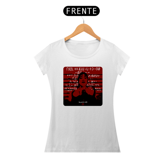 Camisetas Feminina Babylook Long - Filmes de Terror - Longlegs - Mayka Monroe