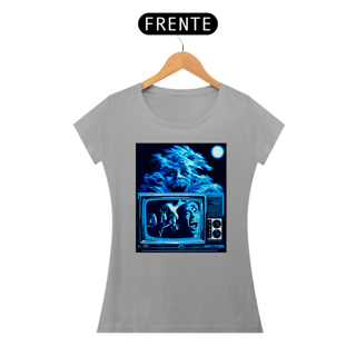 Nome do produto Camisetas Feminina Babylook Long - Filmes de Terror - Fright Night (A Hora do Espanto)