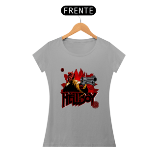 Nome do produto Camisetas Feminina Babylook Long - Filmes de Terror - Hellboy (Hellboy) - Ron Perlman