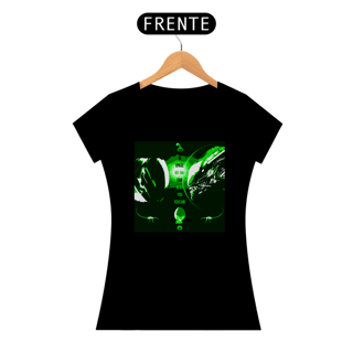 Nome do produto Camisetas Feminina Babylook Long - Filmes de Terror - Alien (Alien, o Oitavo Passageiro) - Ripley x Xenomorph