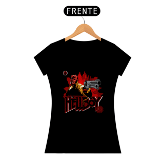 Nome do produto Camisetas Feminina Babylook Long - Filmes de Terror - Hellboy (Hellboy) - Ron Perlman