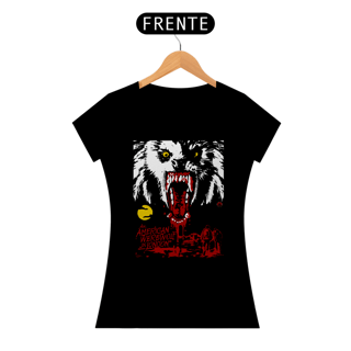 Nome do produto Camisetas Feminina Babylook Long Filmes de Terror An American Werewolf in London (Um Lobisomem Americano em Londres)