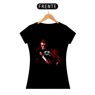 Nome do produto Camisetas Feminina Babylook Long Filmes de Terror - Halloween (Halloween) - Michael Myers