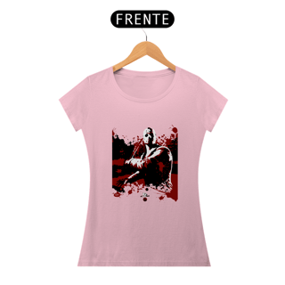 Nome do produto Camisetas Feminina Babylook Long - Filmes de Terror - Friday the 13th (Sexta feira 13) - Jason Voorhees