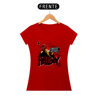 Nome do produto Camisetas Feminina Babylook Long - Filmes de Terror - Hellboy (Hellboy) - Ron Perlman