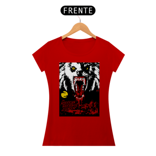 Nome do produto Camisetas Feminina Babylook Long Filmes de Terror An American Werewolf in London (Um Lobisomem Americano em Londres)