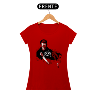 Nome do produto Camisetas Feminina Babylook Long Filmes de Terror - Halloween (Halloween) - Michael Myers