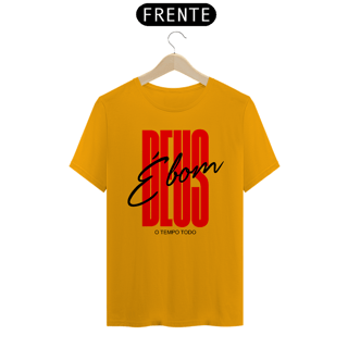 Nome do produto Camiseta Cristã Deus é bom | Unissex Quality