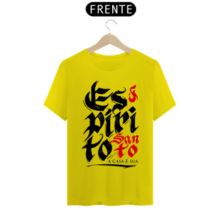 Nome do produto Camiseta Cristã Espírito Santo a casa é sua | Unissex Quality