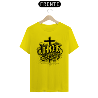 Nome do produto Camiseta Cristã John 3:16 | Unissex Quality