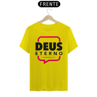 Nome do produto Camiseta Cristã Deus Eterno | Unissex Quality