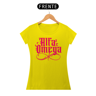 Nome do produto Camiseta Cristã Alfa e ômega | Baby Long Quality