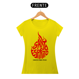 Nome do produto Camiseta Cristã Santo Espírito | Baby Long Quality