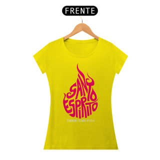 Nome do produto Camiseta Cristã Santo Espírito | Baby Long Quality