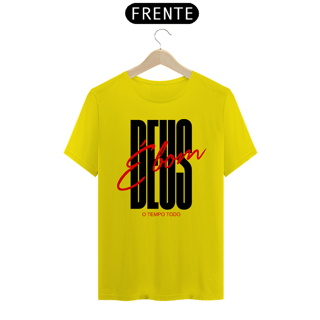 Nome do produto Camiseta Cristã Deus é bom | Unissex Quality