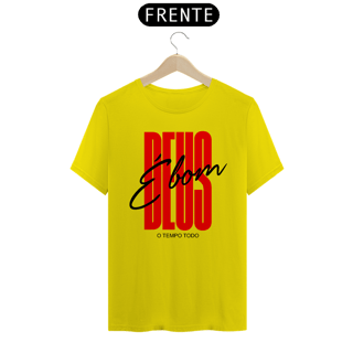 Nome do produto Camiseta Cristã Deus é bom | Unissex Quality