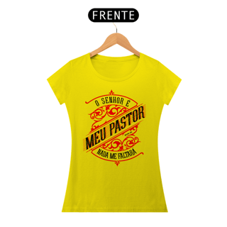 Nome do produto Camiseta Cristã Salmo 23:1 | Baby Long Quality