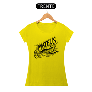 Nome do produto Camiseta Cristã Mateus 6:33 | Baby Long Quality