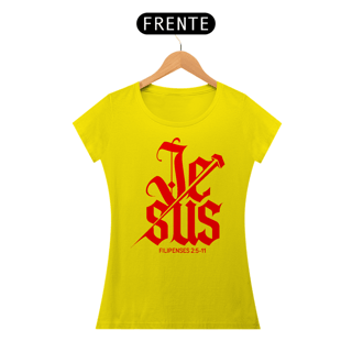 Nome do produto Camiseta Cristã Filipenses 2:5-11 | Baby Long Quality