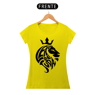 Nome do produto Camiseta Cristã Leão de Judá | Baby Long Quality