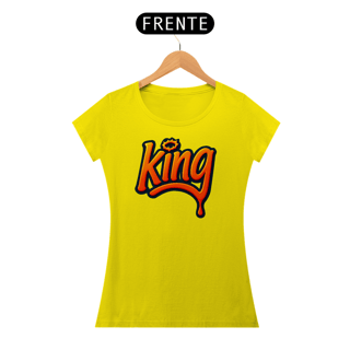 Nome do produto Camiseta Cristã King | Baby Long Quality