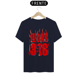 Nome do produto Camiseta Cristã Lucas 3:16 | Unissex Prime