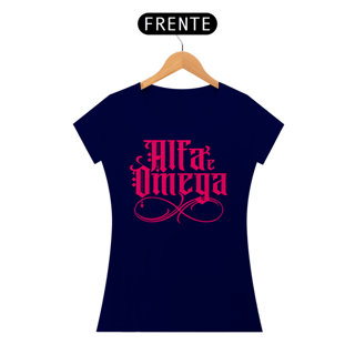 Nome do produto Camiseta Cristã Alfa e ômega | Baby Long Quality