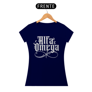 Nome do produto Camiseta Cristã Alfa e ômega | Baby Long Quality