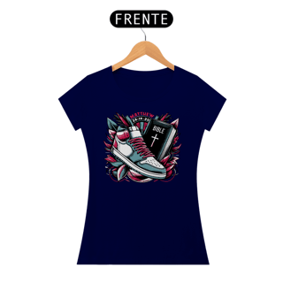 Nome do produto Camiseta Cristã Matthew 28:19-20 | Baby Long Quality