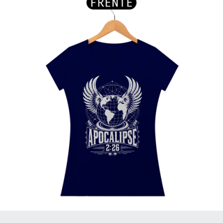 Nome do produto Camiseta Cristã Apocalipse 2:26 | Baby Long Quality