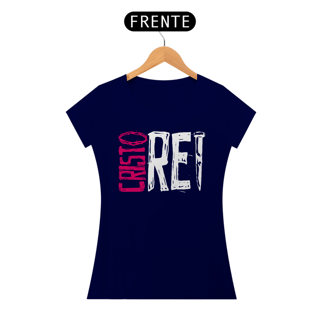 Nome do produto Camiseta Cristã Cristo Rei | Baby Long Quality