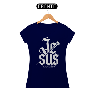 Nome do produto Camiseta Cristã Filipenses 2:5-11 | Baby Long Quality