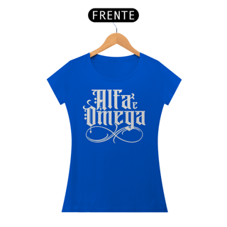 Nome do produto Camiseta Cristã Alfa e ômega | Baby Long Quality