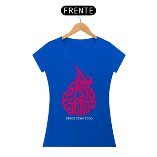 Nome do produto Camiseta Cristã Santo Espírito | Baby Long Quality