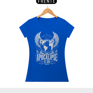Nome do produto Camiseta Cristã Apocalipse 2:26 | Baby Long Quality