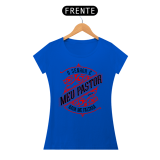 Nome do produto Camiseta Cristã Salmo 23:1 | Baby Long Quality