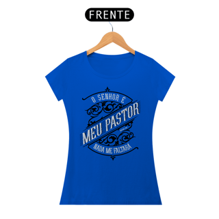 Nome do produto Camiseta Cristã Salmo 23:1 | Baby Long Quality