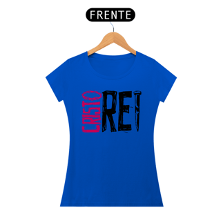 Nome do produto Camiseta Cristã Cristo Rei | Baby Long Quality