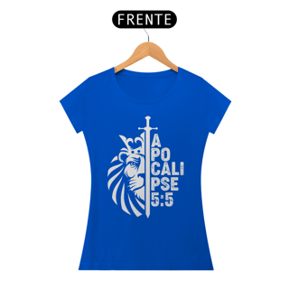 Nome do produto Camiseta Cristã Apocalipse 5:5 | Baby Long Quality