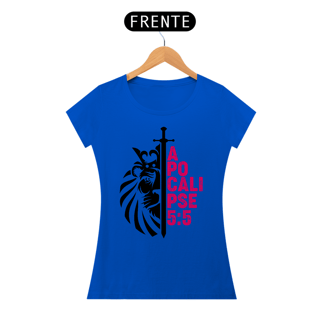 Nome do produto Camiseta Cristã Apocalipse 5:5 | Baby Long Quality