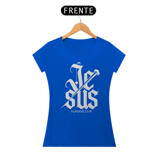 Nome do produto Camiseta Cristã Filipenses 2:5-11 | Baby Long Quality
