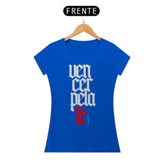 Nome do produto Camiseta Cristã Vencer pela Fé | Baby Long Quality