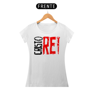 Nome do produto Camiseta Cristã Cristo Rei | Baby Long Quality