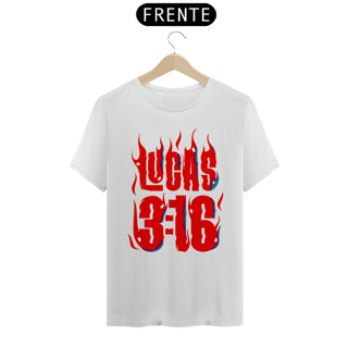 Nome do produto Camiseta Cristã Lucas 3:16 | Unissex Prime