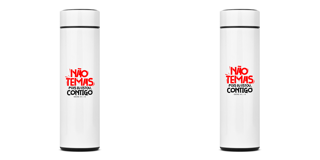 Garrafa Térmica -  Não Temas