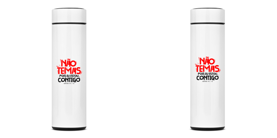 Garrafa Térmica -  Não Temas