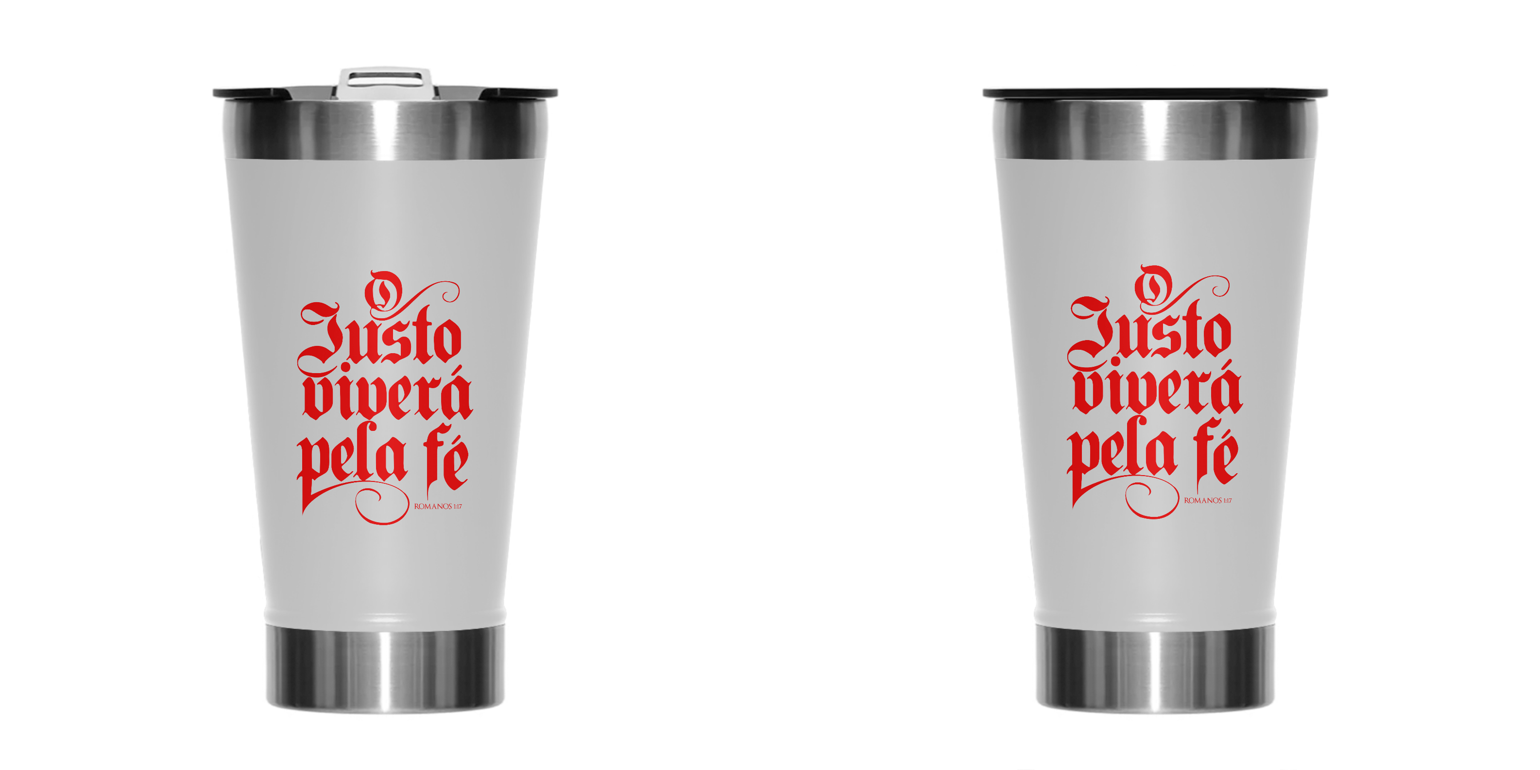 Copo Térmico - O justo viverá de fé